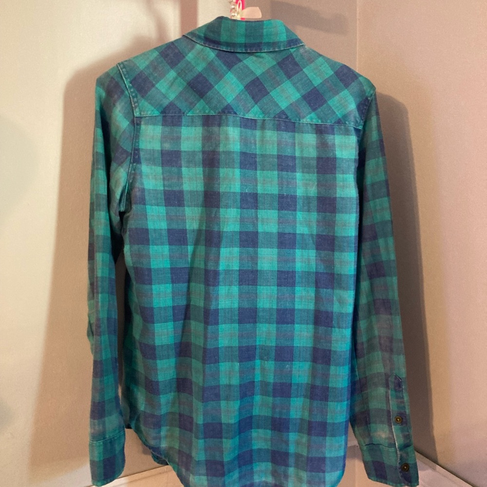 Nollie plaid button down, size S - Picture 3 of 6